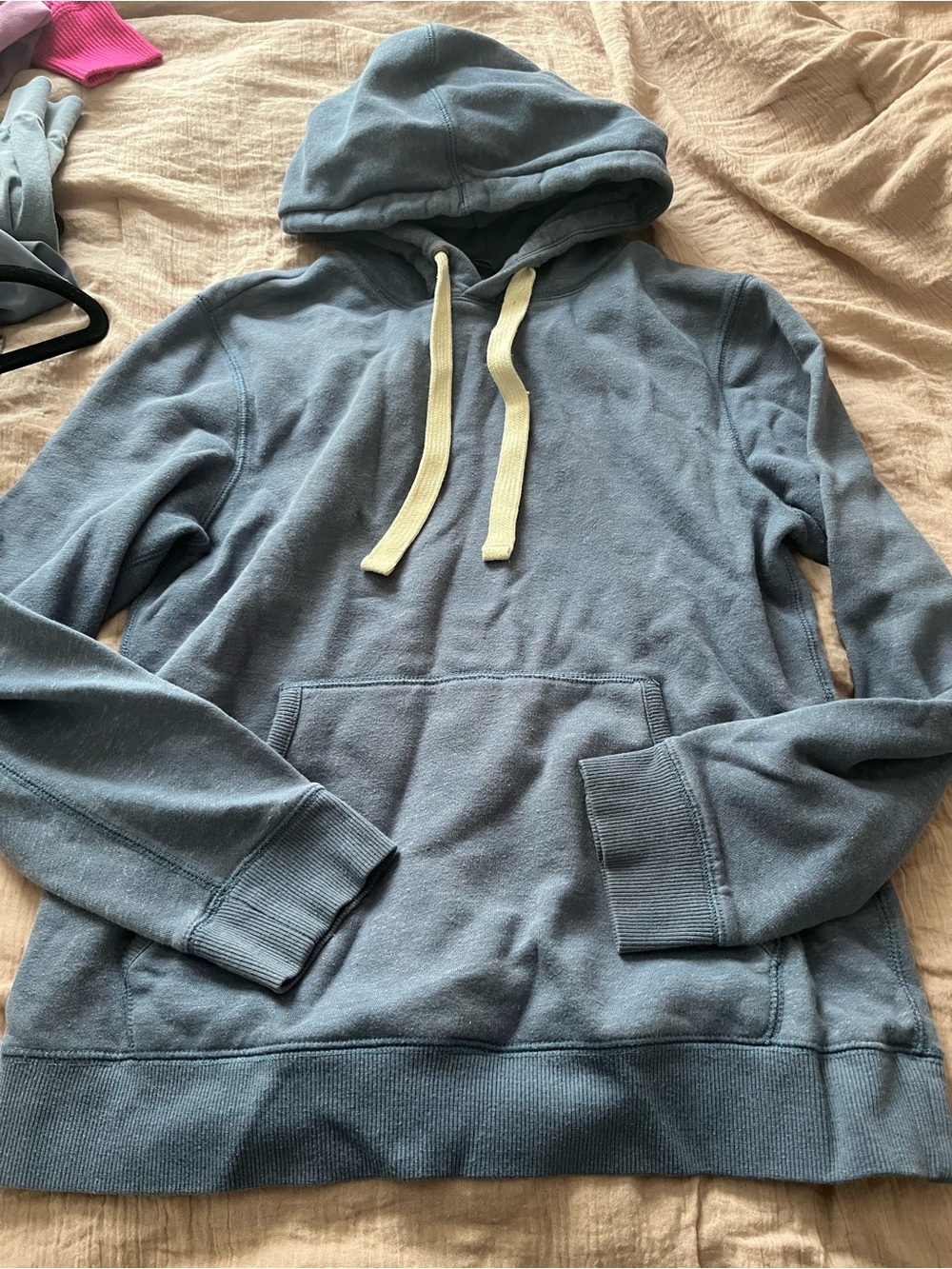 Blue hoodie